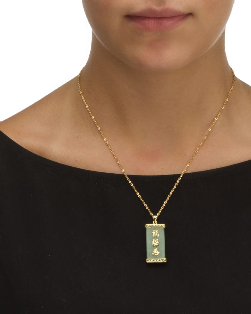 Jade good luck best sale pendant